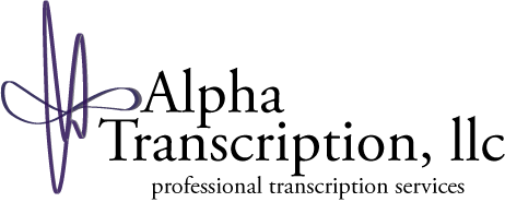 Alpha Transcription Logo